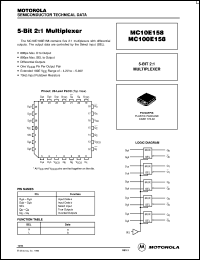 Click here to download MC10E158FNR2 Datasheet