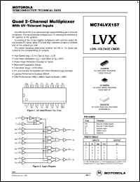 Click here to download MC74LVX157DTR2 Datasheet