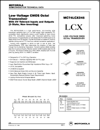 Click here to download MC74LCX245SDR2 Datasheet