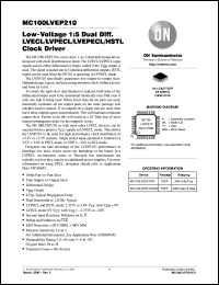 Click here to download MC100LVEP210FAR2 Datasheet