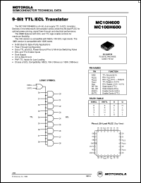 Click here to download MC10H600FN Datasheet