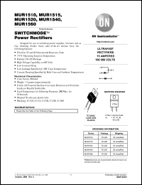 Click here to download MUR1520 Datasheet