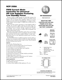 Click here to download NCP1200AP40 Datasheet