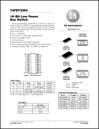 Click here to download 74FST3384DTR2 Datasheet