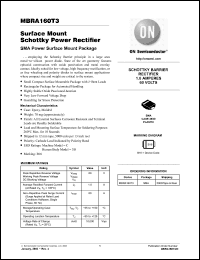 Click here to download MBRA160T3 Datasheet