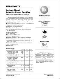 Click here to download MBRS2040LT3G Datasheet