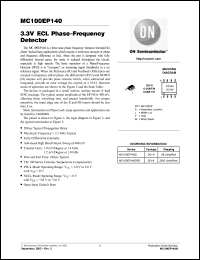 Click here to download MC100EP140 Datasheet