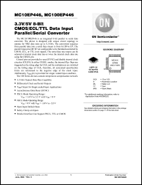 Click here to download MC100EP446FA Datasheet