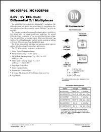 Click here to download MC100EP56DWR2 Datasheet