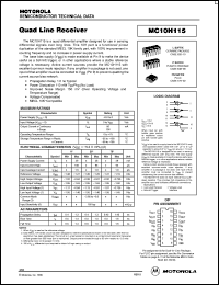 Click here to download MC10H115 Datasheet