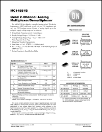 Click here to download MC14551B Datasheet