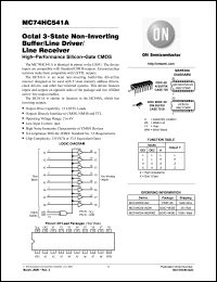 Click here to download 74HC541 Datasheet