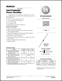 Click here to download MUR220RL Datasheet