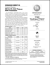 Click here to download NSS20201MR6T1G Datasheet