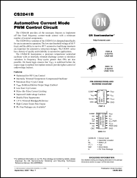 Click here to download CS2841BEDR14 Datasheet