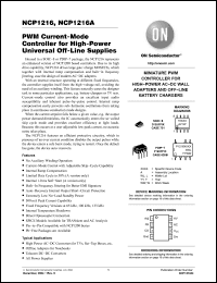 Click here to download NCP1216AD133R2 Datasheet