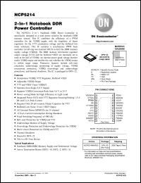 Click here to download NCP5214MNR2G Datasheet