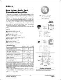 Click here to download LM833DR2G Datasheet