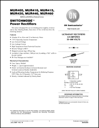 Click here to download MUR405G Datasheet