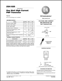 Click here to download 2SA1020RLRAG Datasheet