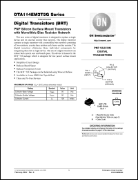 Click here to download DTA143TM3T5G Datasheet