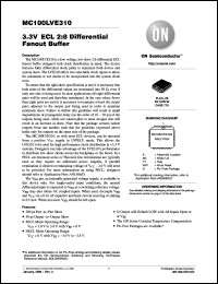 Click here to download MC100LVE310FNG Datasheet