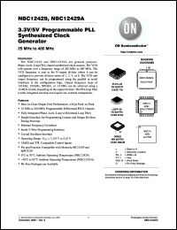 Click here to download NBC12429FNR2G Datasheet