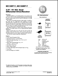Click here to download MC100EP17DW Datasheet