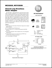 Click here to download NCV33039DR2G Datasheet