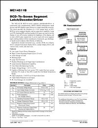 Click here to download MC14511BFELG Datasheet