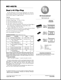 Click here to download MC14027BDR2G Datasheet