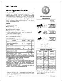 Click here to download MC14175BDG Datasheet