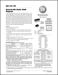 Click here to download MC14517BCPG Datasheet