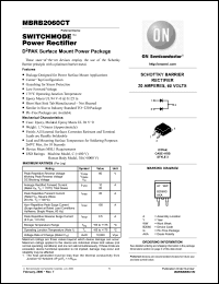 Click here to download MBRB2060CT Datasheet