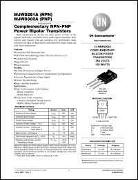 Click here to download MJW0281AG Datasheet