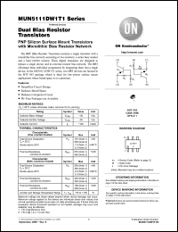 Click here to download MUN5111DW1T1G Datasheet