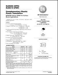 Click here to download MJD210T4G Datasheet