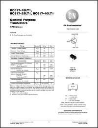 Click here to download BC817-25LT1G Datasheet