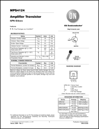 Click here to download MPS4124RLRAG Datasheet