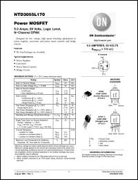 Click here to download NTD3055L170T4 Datasheet