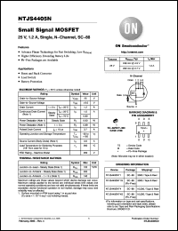 Click here to download NTJS4405NT4G Datasheet