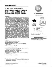 Click here to download NB100EP223FAG Datasheet