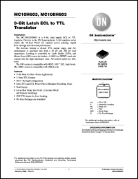 Click here to download MC100H603FNR2G Datasheet