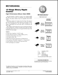 Click here to download MC74HC4040ADTR2G Datasheet