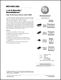 Click here to download MC74HC138ADTR2G Datasheet