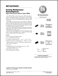 Click here to download MC74LVX4051DG Datasheet