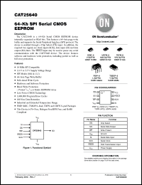 Click here to download CAT25640YI-T3 Datasheet