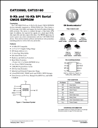 Click here to download CAT25080VP2E-T3 Datasheet