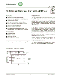 Click here to download CAT4016Y-T2 Datasheet