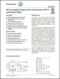 Click here to download CAT5111VI-50-G Datasheet